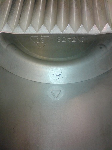 small defects in bottle mould   