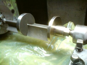 In lathe   