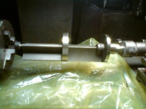 Oil valve in lathe 