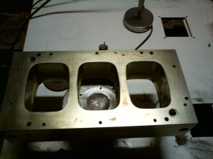 Damaged cooling inlet   