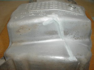 After welding and spraying 