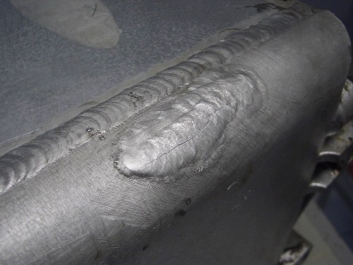 was welded, but welding not help    