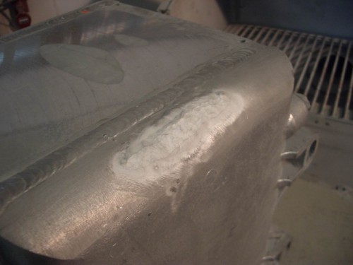 after spraying     