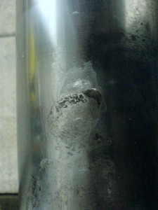 Damaged rod   