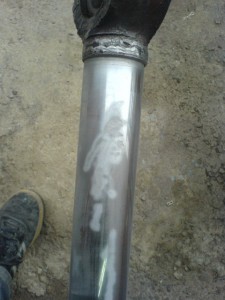 Hydraulic rod after  surface preraring      